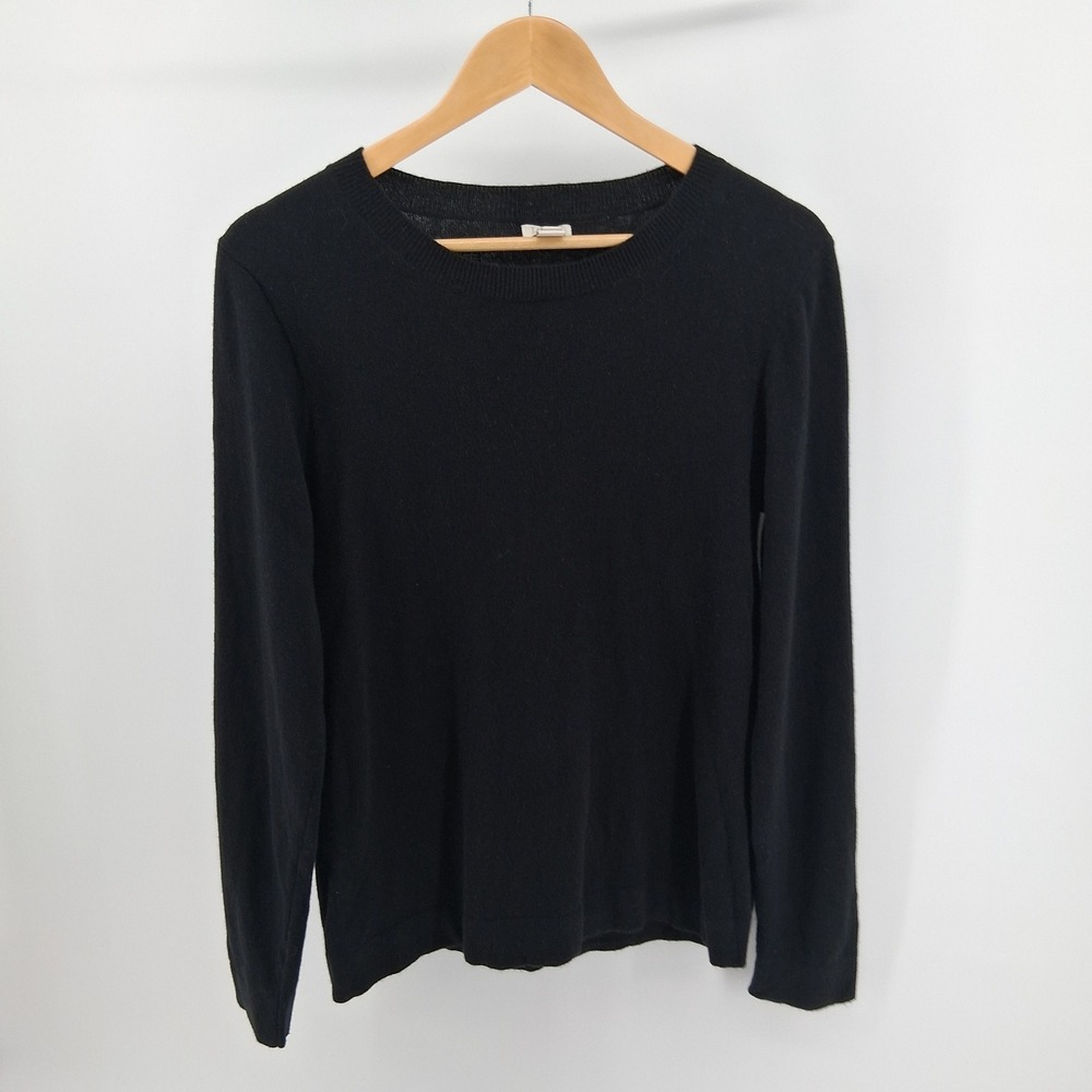 J. Crew Crew Neck‎ Long Sleeve Wool Blend Top Womens Sz M Lightweight Whimsigoth